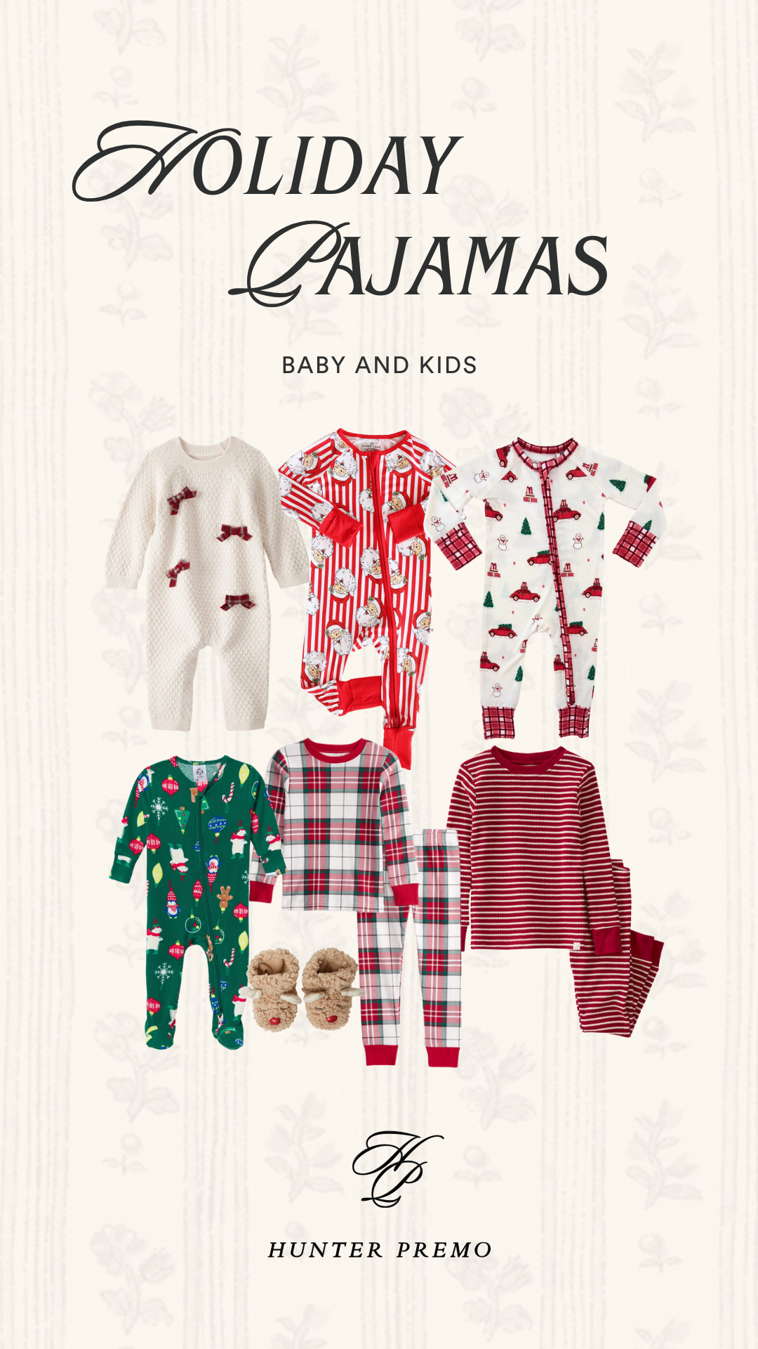Holiday pajamas for frankie and the boys. Matching kids pajamas, family matching pajamas. christmas baby pajamas, toddler christmas morning pjs, mommy and me christmas pj's 

 #LTKSeasonal #LTKBaby #LTKFamily