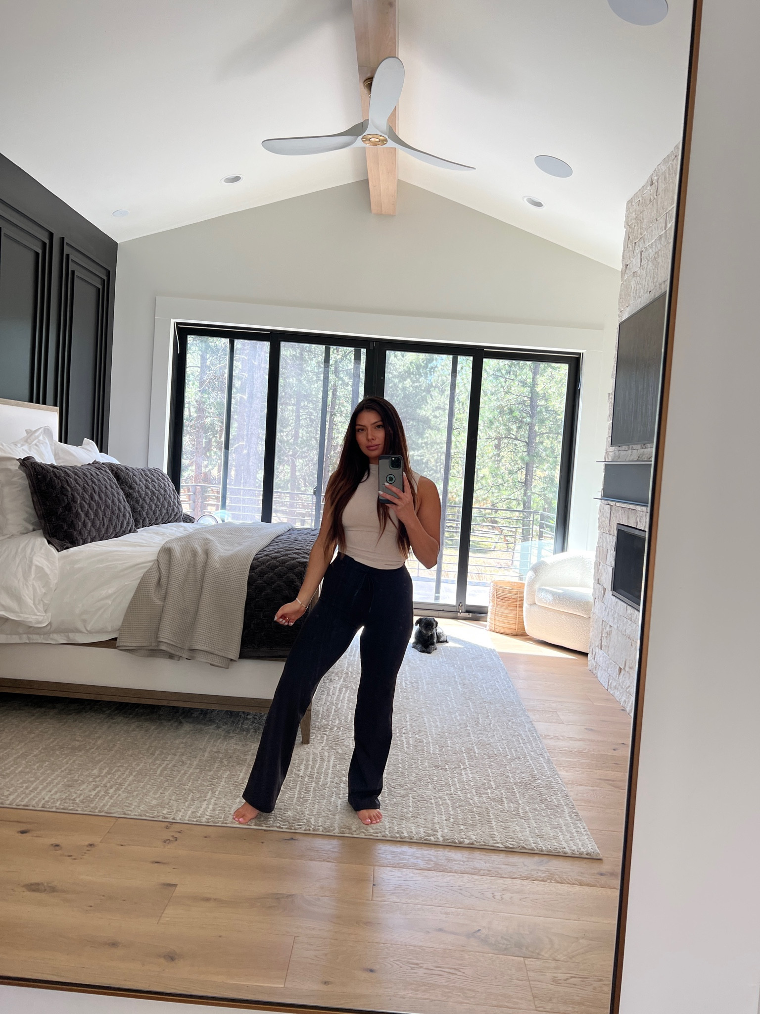 I am all about comfort but gosh I like to be comfortable and cute! These are both from Vuori. I am wearing a size small in these bottoms and an xs in the top. Probably should have ordered a small. 

#LTKhome #LTKfindsunder100 #LTKstyletip