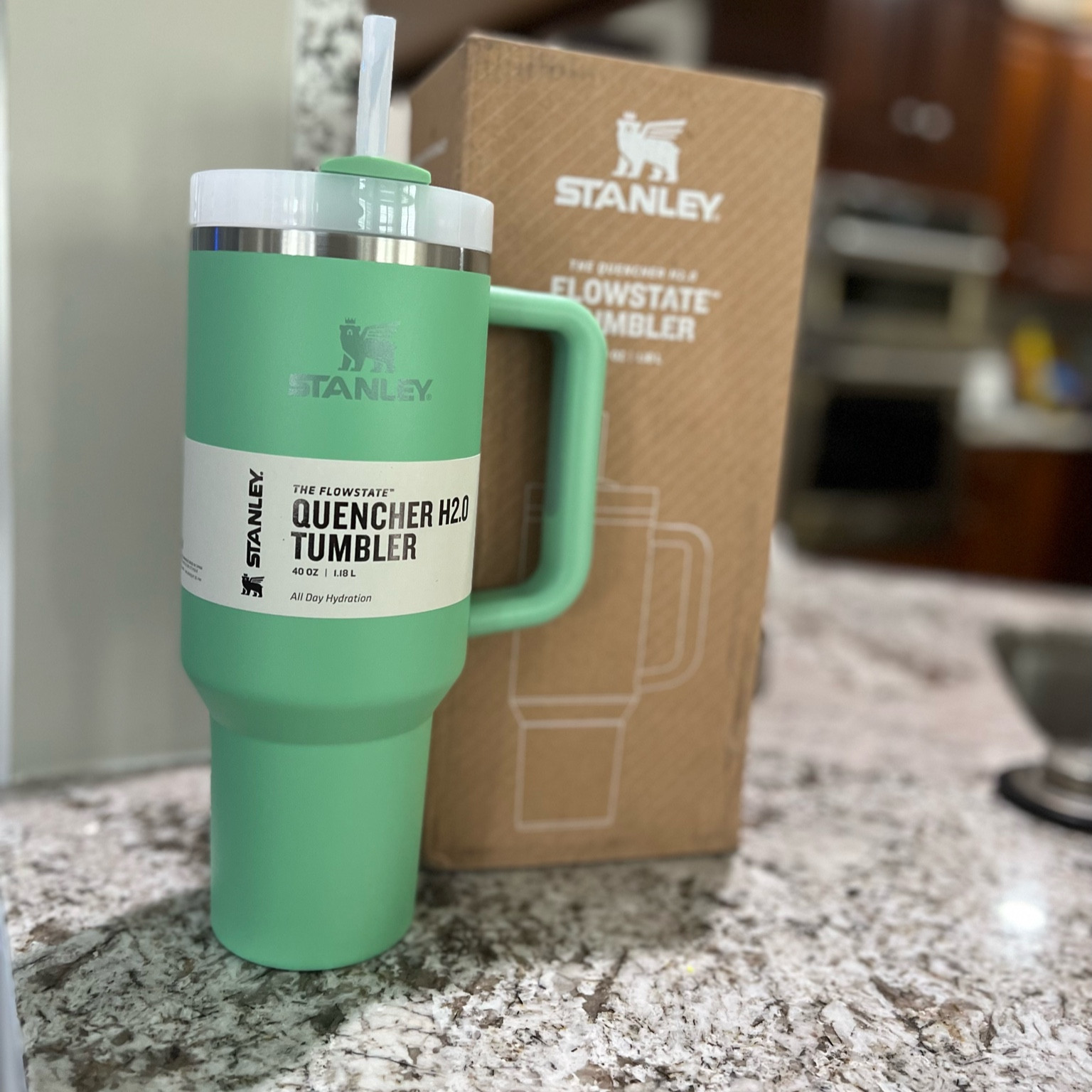 STANLEY 30 oz. Quencher H2.0 FlowState Tumbler Jade: Tumblers  & Water Glasses