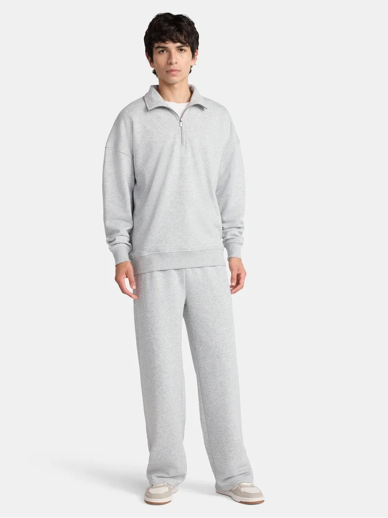 No Boundaries Soft Fleece Vintage Straight Sweatpants, Men's XS-5XL | Walmart (US)