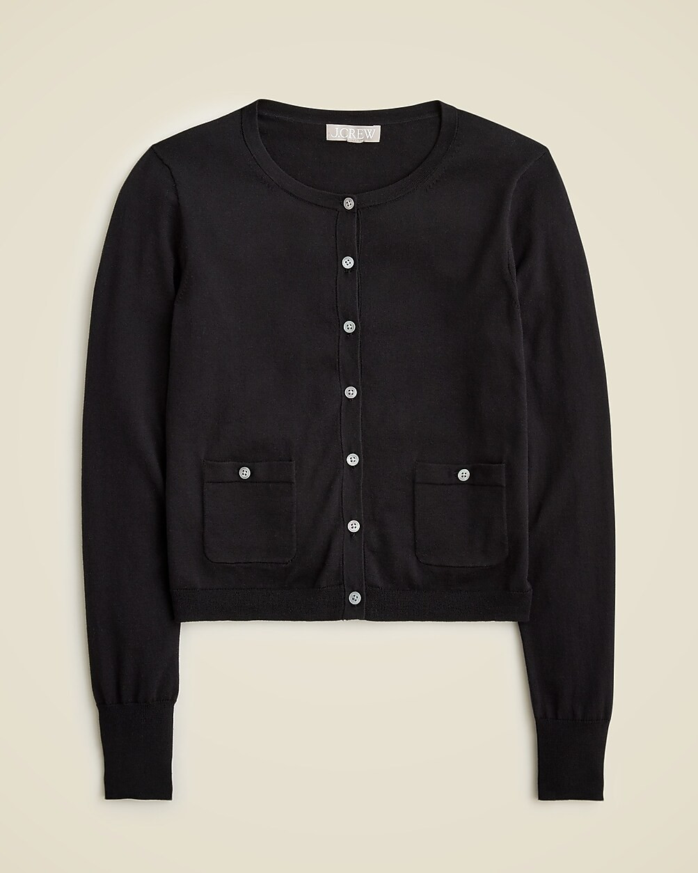 Crewneck cardigan sweater in premium ultrafine cotton | J. Crew US