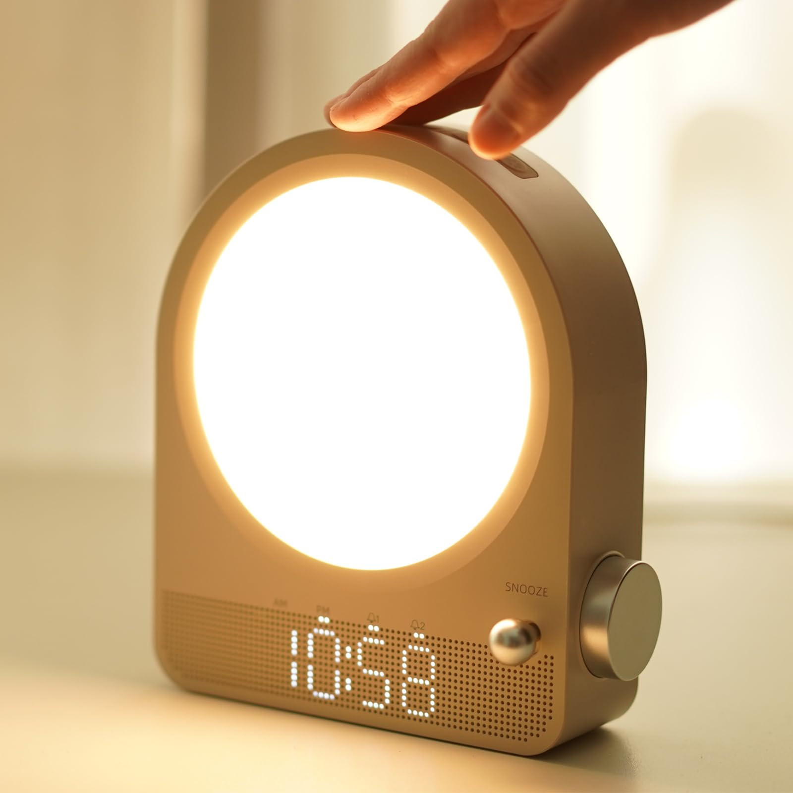 Vivilumens Sound Machine Alarm Clock, Gentle Sunrise Wake Up Light Alarm Clock for Heavy Sleepers... | Amazon (US)