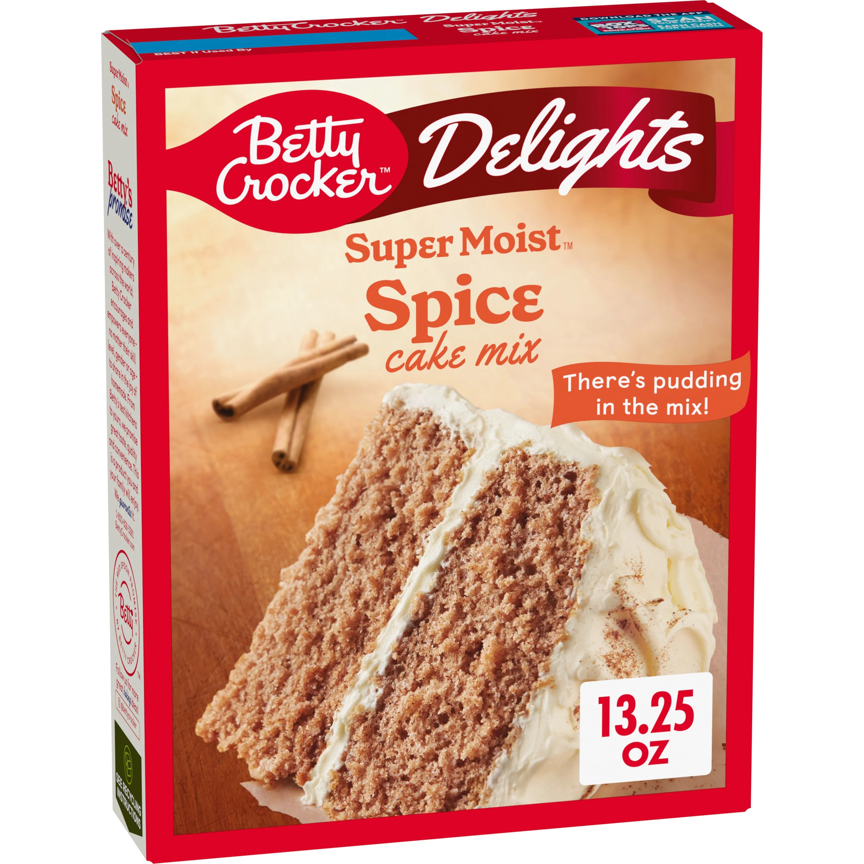 Betty Crocker Delights Super Moist Spice Cake Mix, 13.25 oz. | Walmart (US)
