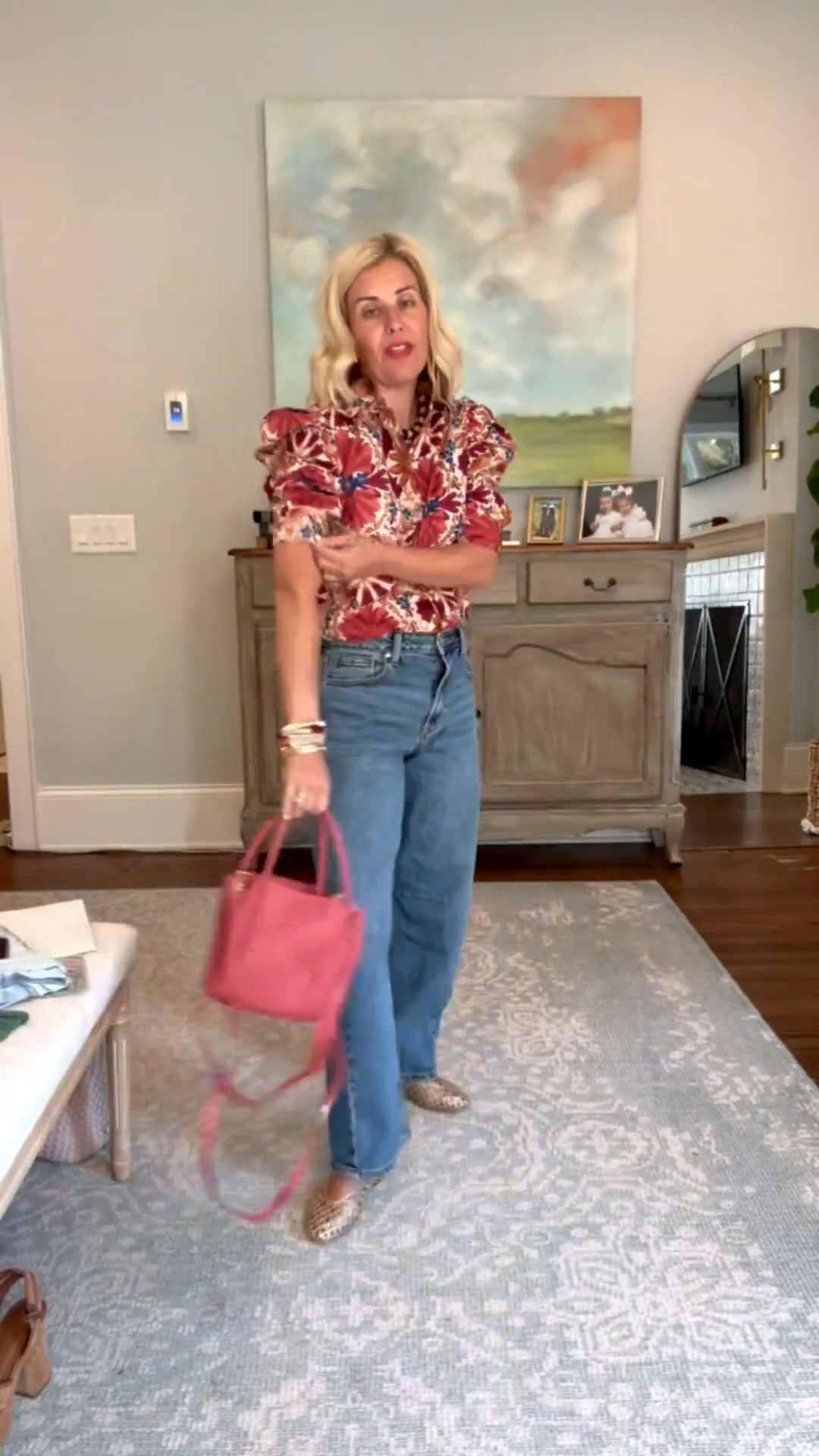 Top - small
Jeans - 26
Flats - 7.5 (sized 1/2 down) 

Codes:
Avara - mixandmatch15
Allie + Bess - Catherine20

#LTKOver40 #LTKSeasonal #LTKdayinmylife