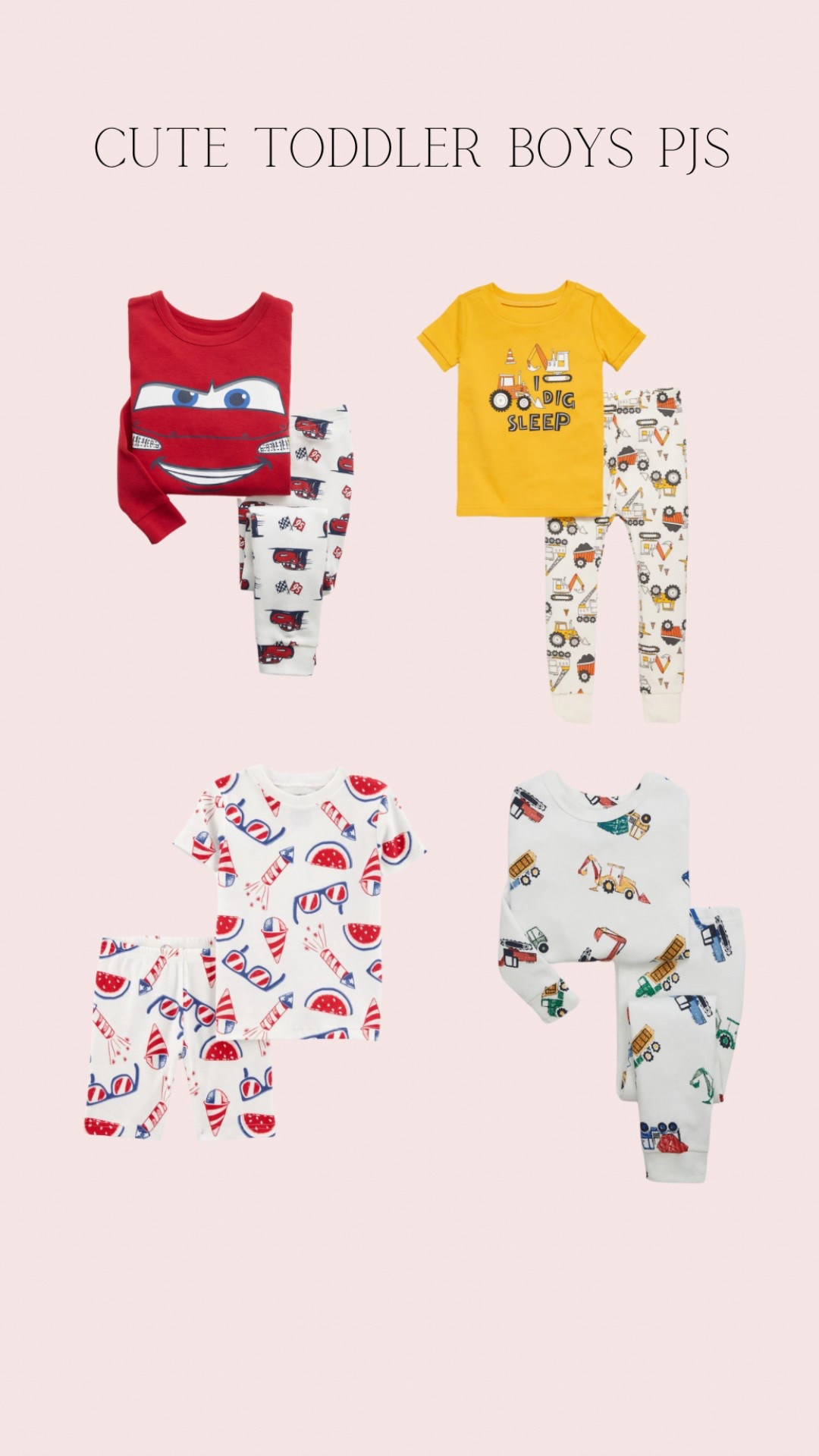 Cute toddler boy pajamas- old navy, gap factory and Carter’s 

#LTKKids #LTKSeasonal