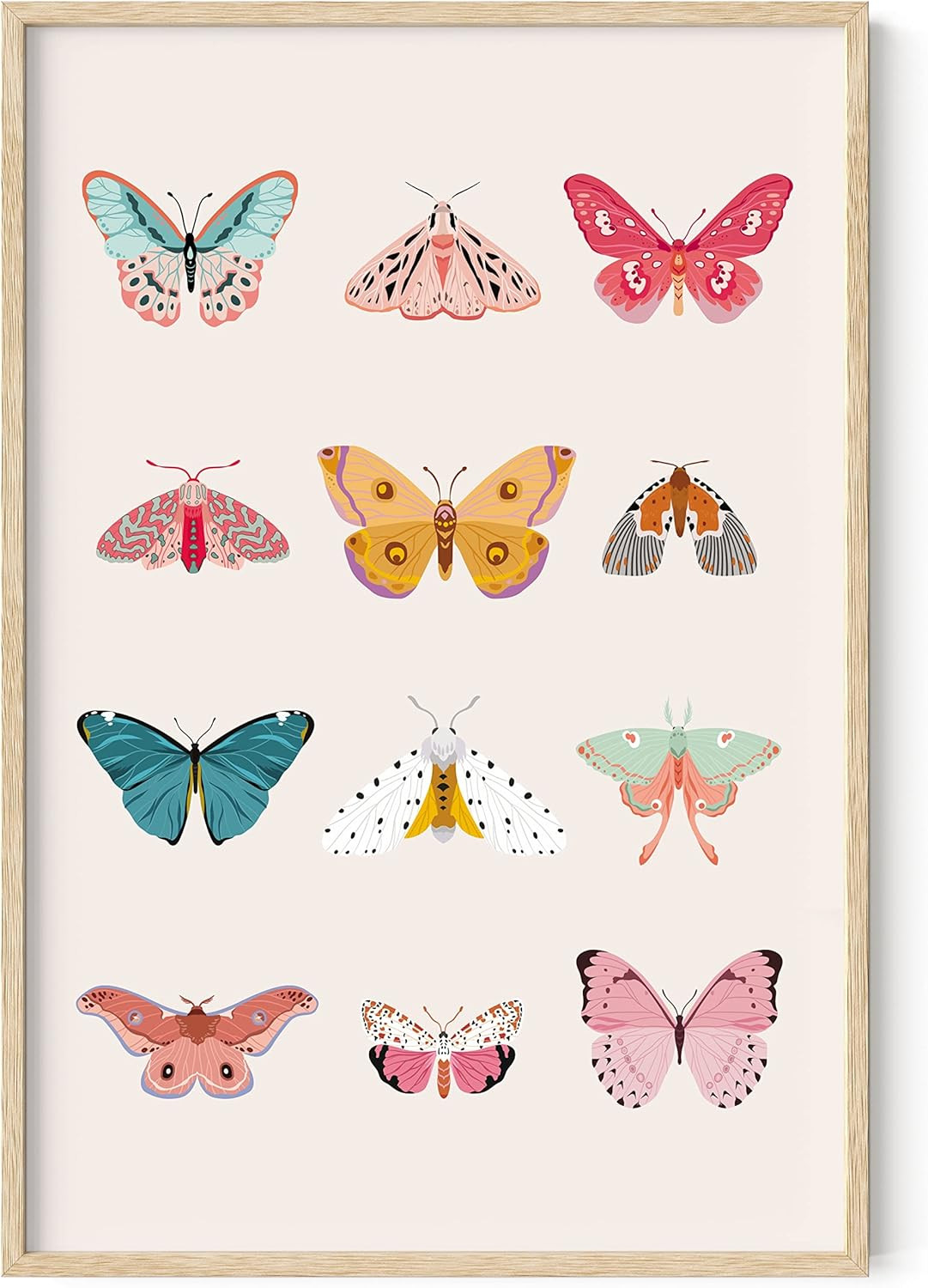 Haus and Hues Vintage Butterfly Posters & Butterfly Prints - Butterfly Poster Vintage Butterfly A... | Amazon (US)