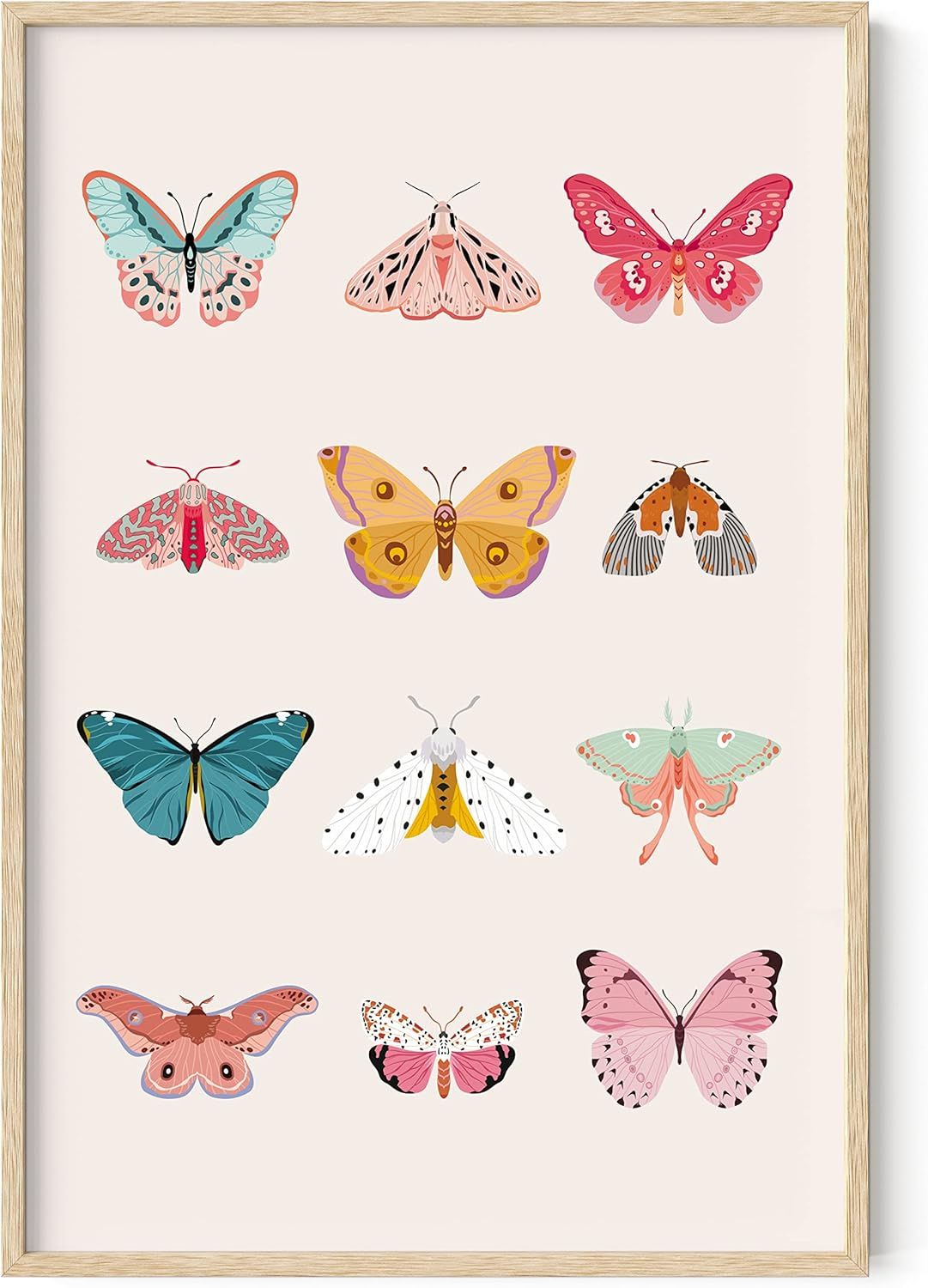 Haus and Hues Vintage Butterfly Posters & Butterfly Prints - Butterfly Poster Vintage Butterfly A... | Amazon (US)
