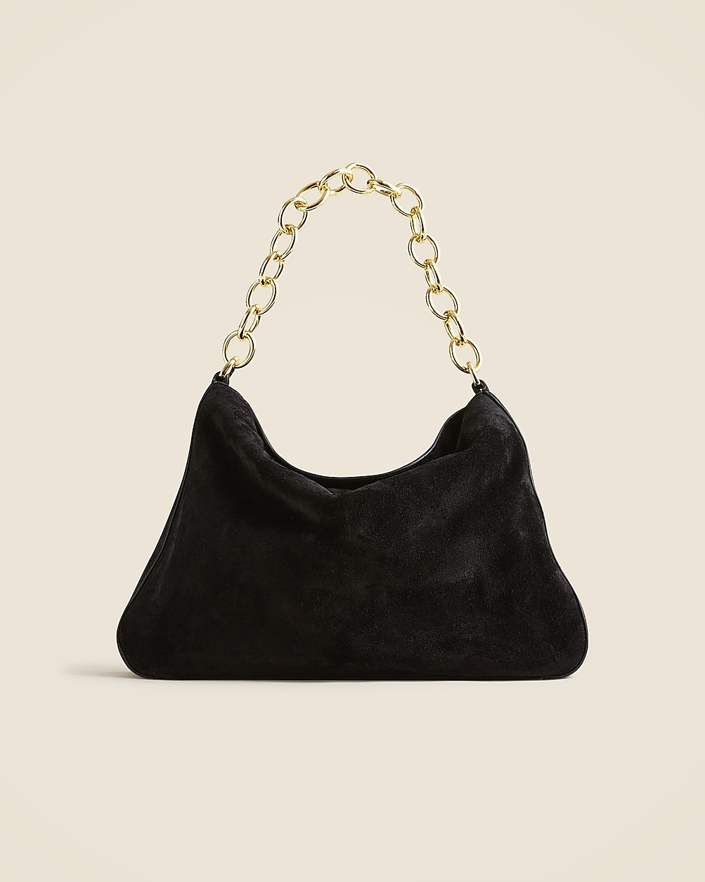 Berkeley chainlink shoulder bag in suede | J. Crew US