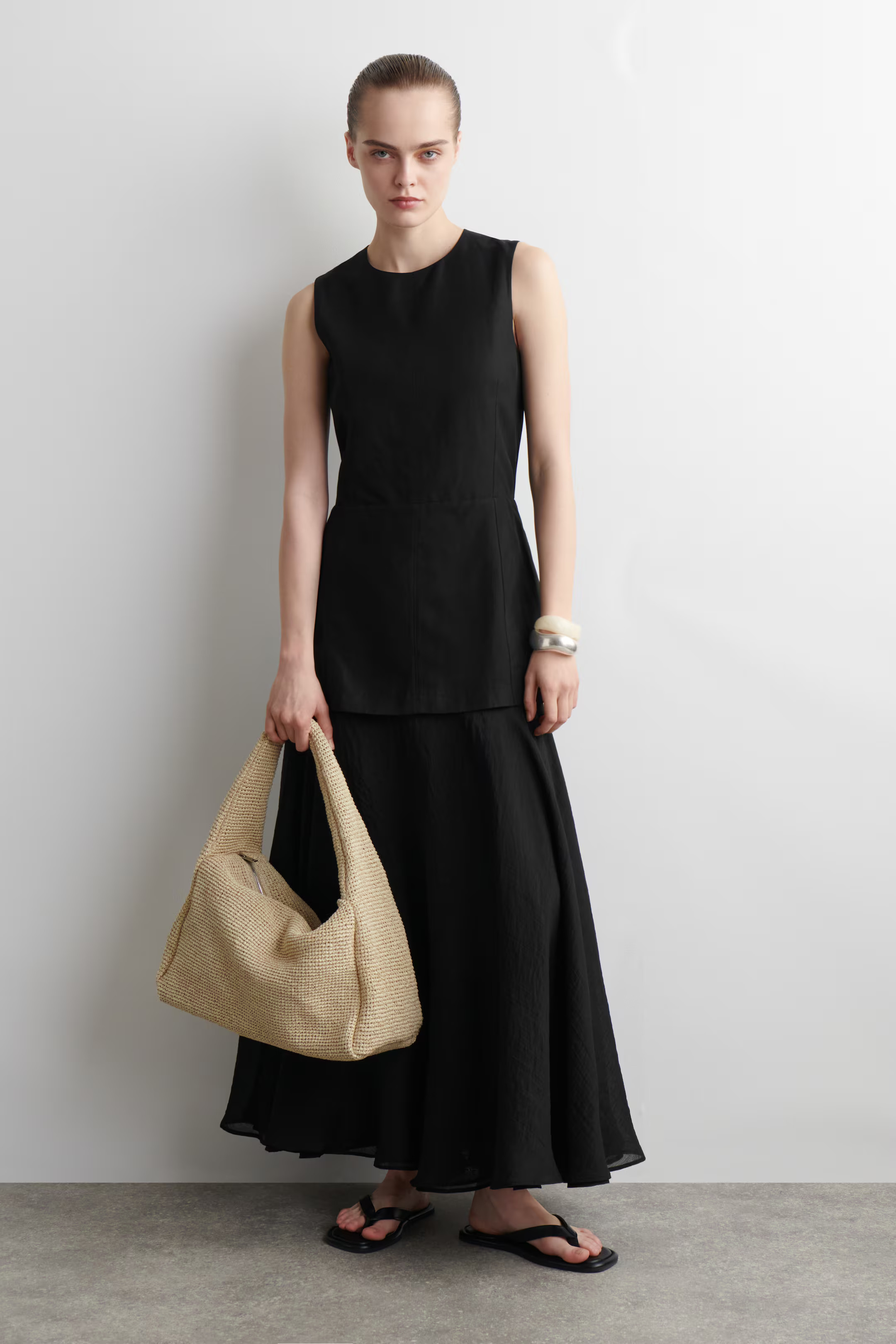 SLOUCHY TOTE BAG - RAFFIA | H&M (UK, MY, IN, SG, PH, TW, HK)