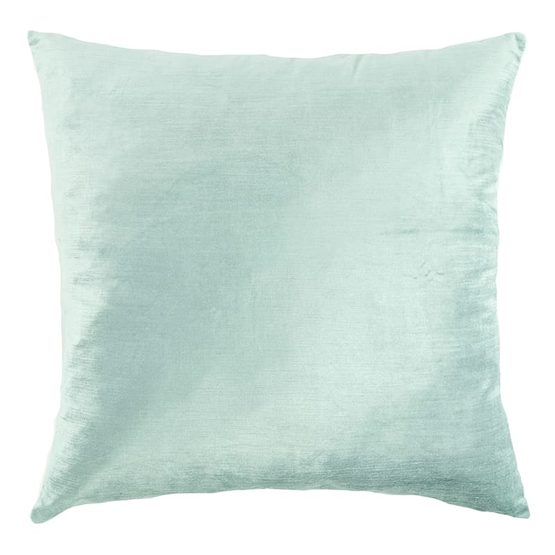 Gillmore Aqua Blue Throw Pillow, 18" | At Home