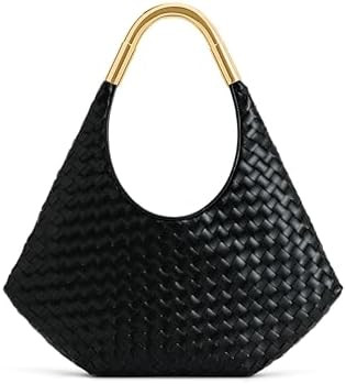 JW PEI Women's Olivia Hand-Woven Metal Handle Hobo Bag | Amazon (US)