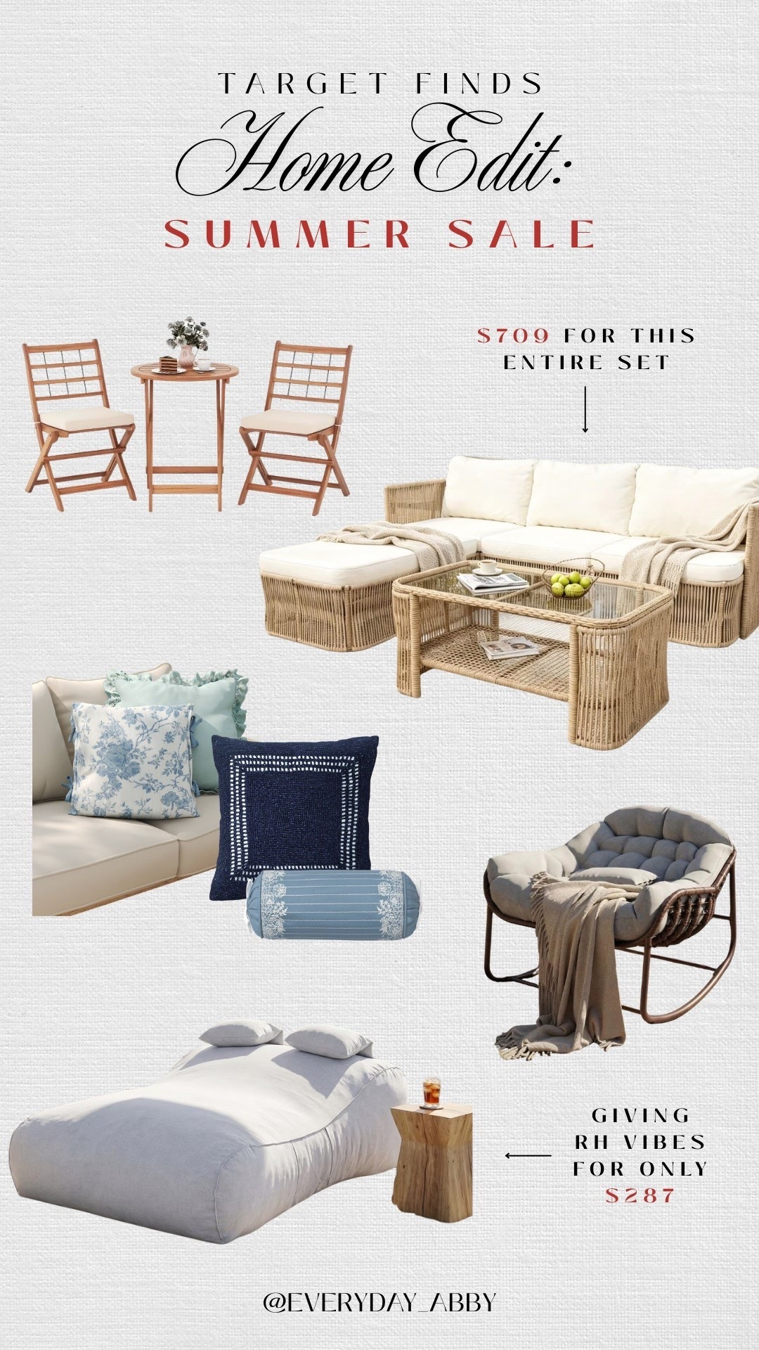 Target is having an outdoor summer sale and the prices are sooooo good! Giving RH for a fraction of the price 👀

#LTKHome #LTKSeasonal