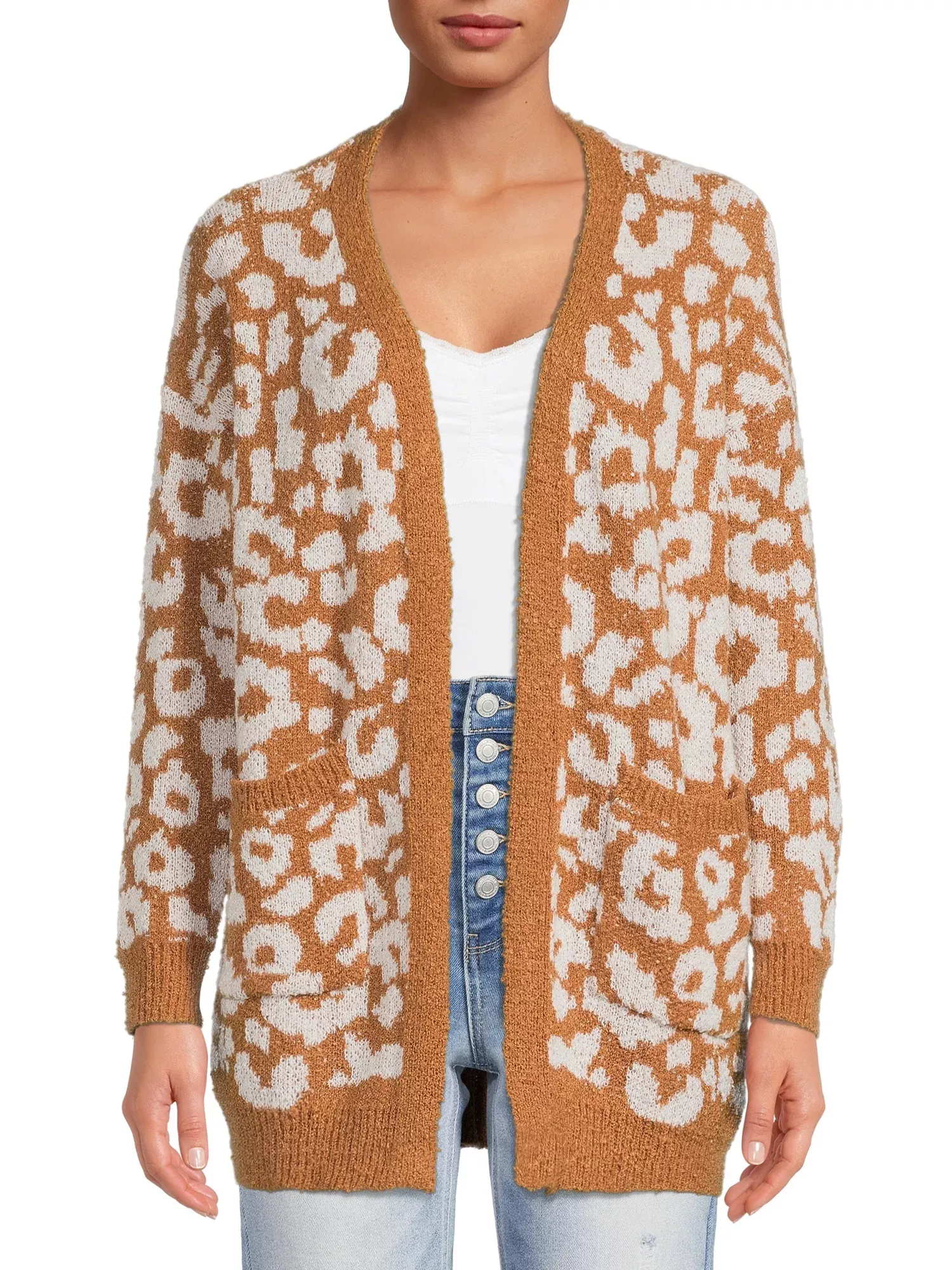 Walmart hot sale cheetah cardigan