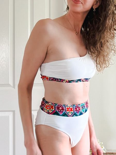 Sale alert! Originally priced $31.99, This sexy bikini is currently $16! 

White bikini with one strap on top. Perfect for your end of summer vacation. 

I love the high waist for extra tummy coverage. 

Swimsuit runs true to size. I’m wearing size S. 

#amazon

#LTKswim #LTKsalealert #LTKSeasonal