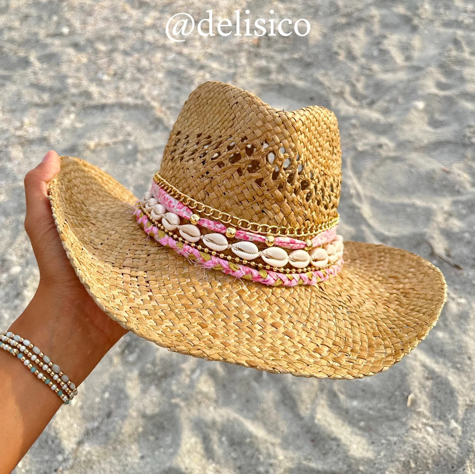 Coastal Cowgirl Hat - Layla Hat Pink Floral - Etsy | Etsy (US)