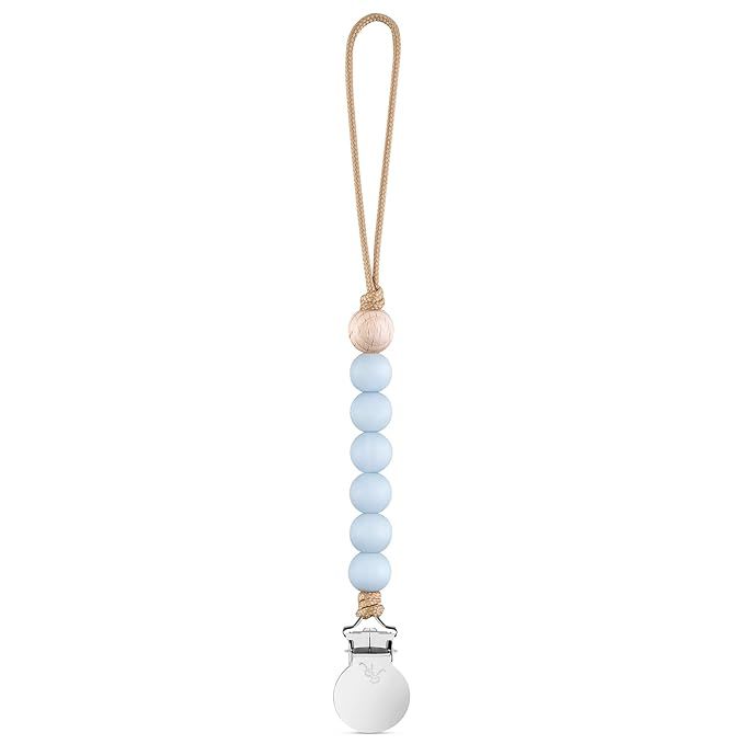 Ryan & Rose Maxi Pacifier Clip (Charley, Blue) | Amazon (US)