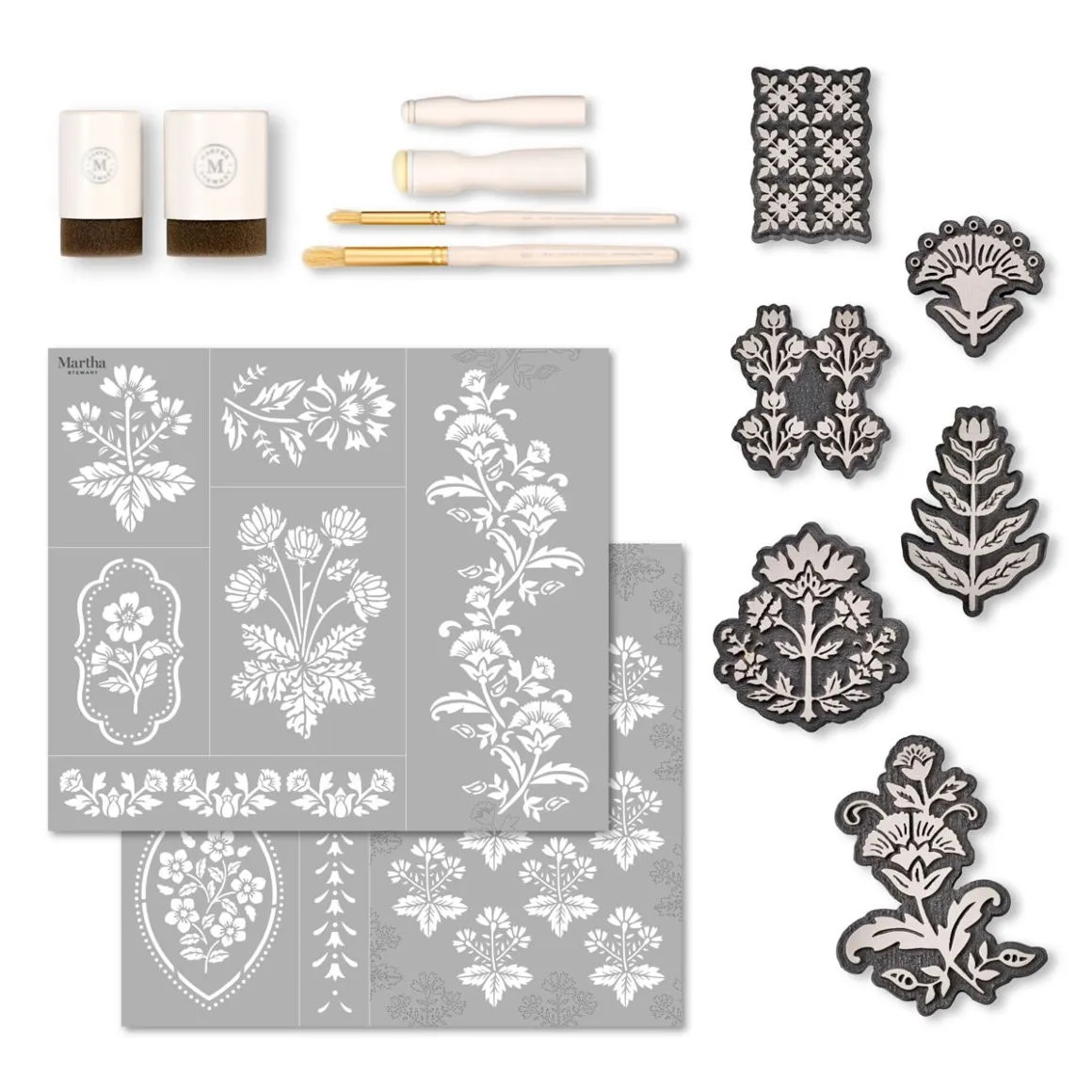 Martha Stewart™ Vintage Florals Stencil Kit - 14 pc. - 68513 | Plaid Crafts