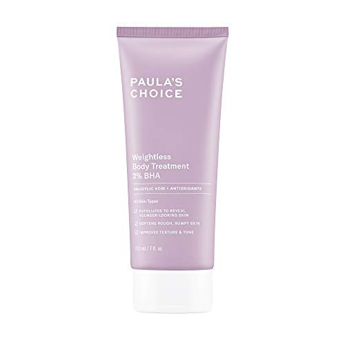 Paula's Choice Weightless Body Lotion Treatment 2% BHA, Salicylic Acid & Chamomile Lotion Exfoliant, Body Moisturizer for Keratosis Pilaris (KP) Prone Skin & Clogged Pores, Fragrance-Free | Amazon (US)