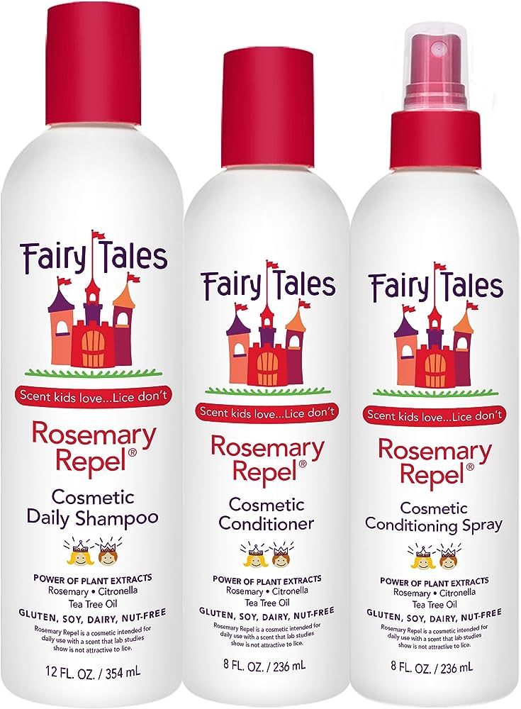Fairy Tales Rosemary Repel Shampoo 12oz, Conditioner 8oz, & Conditioning Spray 8oz TRIO Set | Amazon (US)