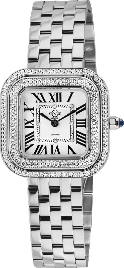 Bellagio Diamond Swiss Bracelet Watch, 30mm | Nordstrom Rack