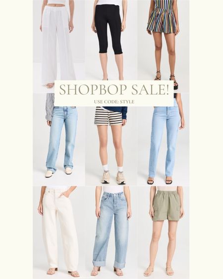 my Shopbop sale picks! ✨ bottoms ✨
use code ‘STYLE’ from Monday 4/8 - Thursday, 4/11 to unlock these offers: 

	⭐️ 15% off orders of $200+
	⭐️ 20% off orders of $500+
	⭐️ 25% off orders of $800+

#LTKSeasonal #LTKsalealert #LTKstyletip