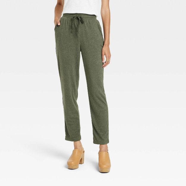 Women's Mid-Rise Pull-On Knit Pants - Universal Thread™ | Target