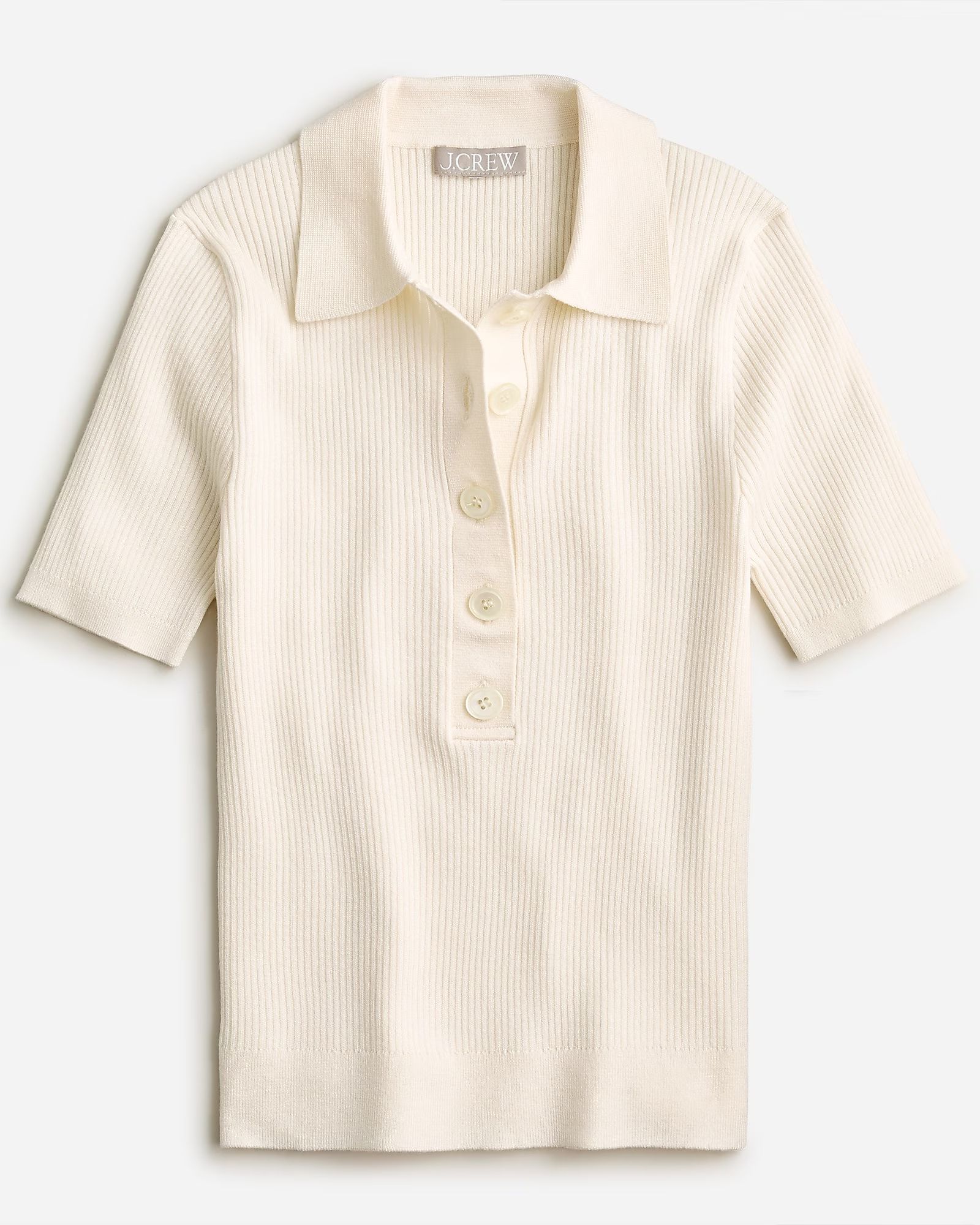 TENCEL™-blend short-sleeve polo shirt | J.Crew US
