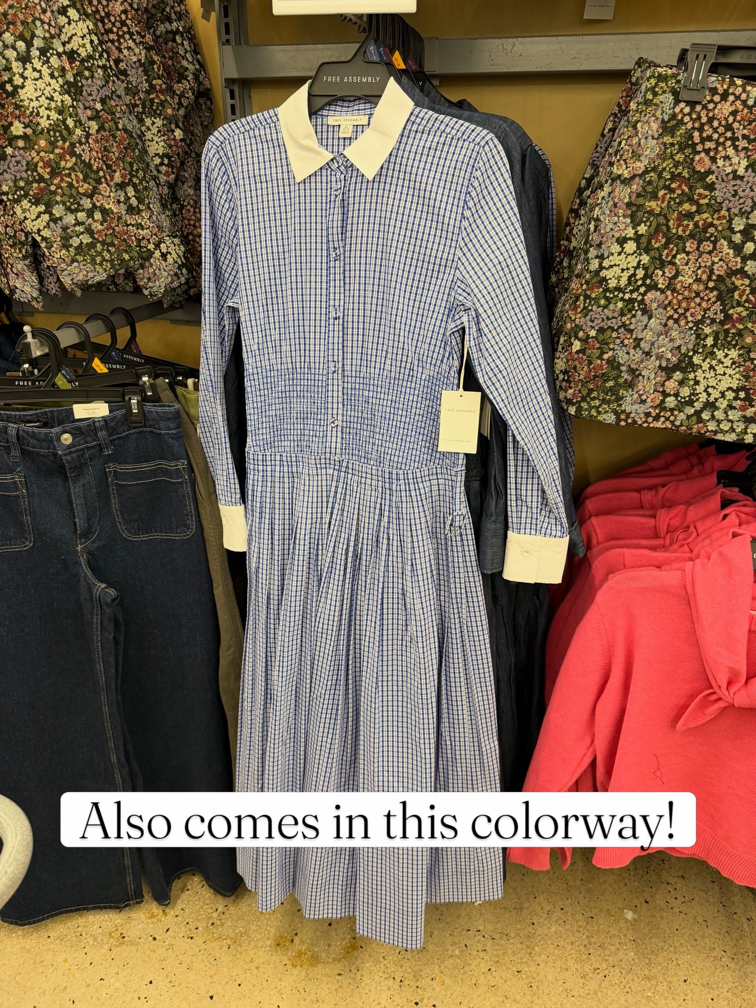 New midi shirt dress at Walmart #walmartfashion