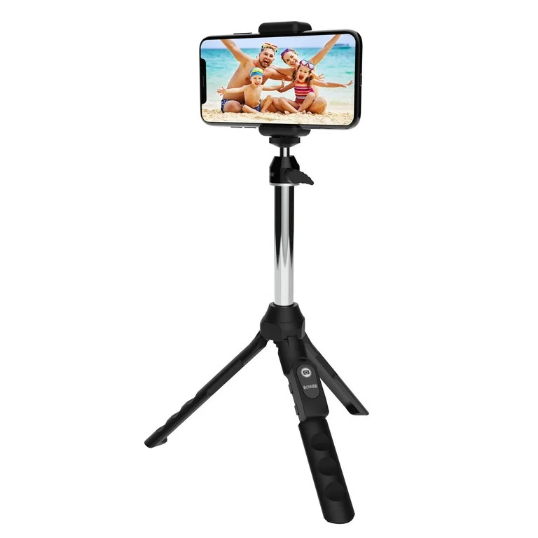 Bower 6 -In-1 Multipod Selfie Tripod with Smartphone, GoPro Mount, and Rechargeable Wireless Remo... | Walmart (US)