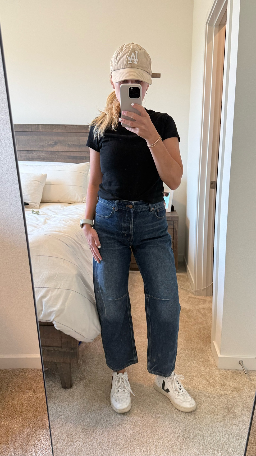 petite barrel jeans that i *think* still look cute! or giving Bernard from The Santa Clause idk  

#LTKPetite