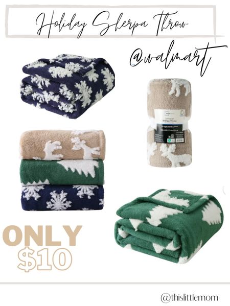 Holiday assorted sherpa throws for only $10 !!! Must have for the holidays! 

#LTKhome #LTKHoliday #LTKGiftGuide