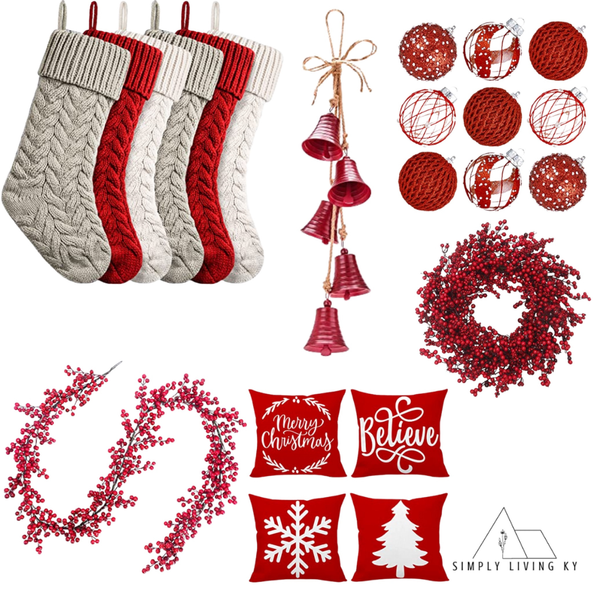 My favorite red Christmas decor found on Amazon 

#LTKHoliday #LTKhome #LTKSeasonal