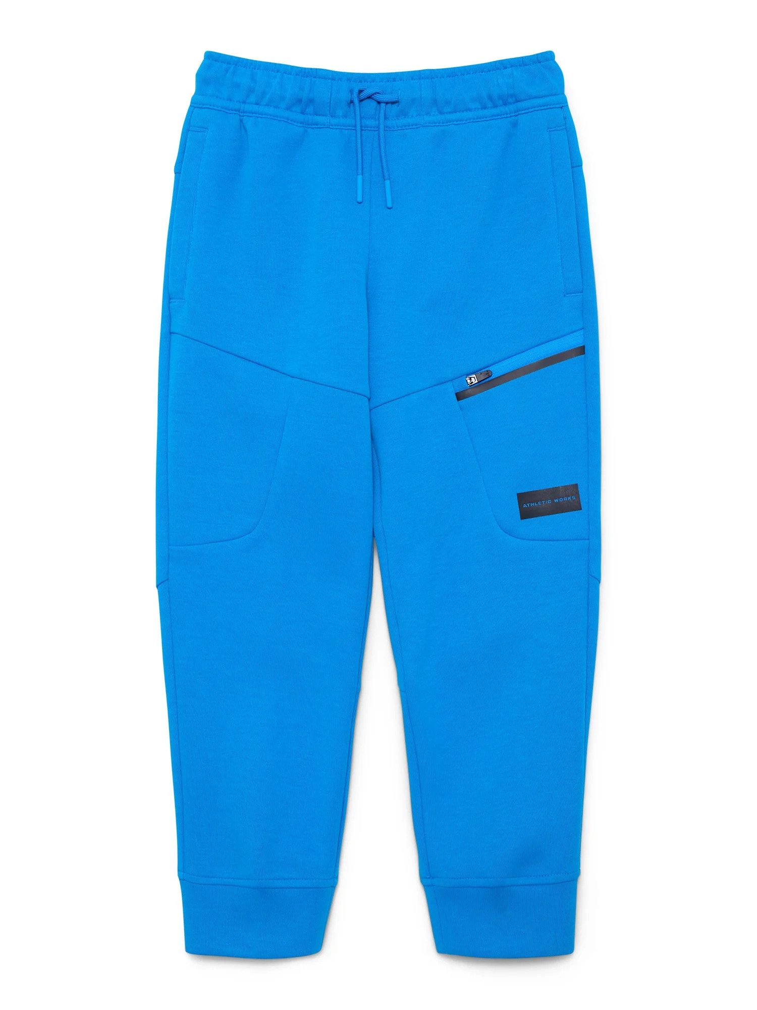 Athletic Works Boys Double Knit Jogger Pants, Sizes 4-18 & Husky | Walmart (US)