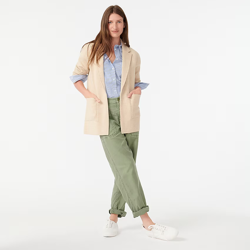 Sophie open-front sweater-blazer | J. Crew US