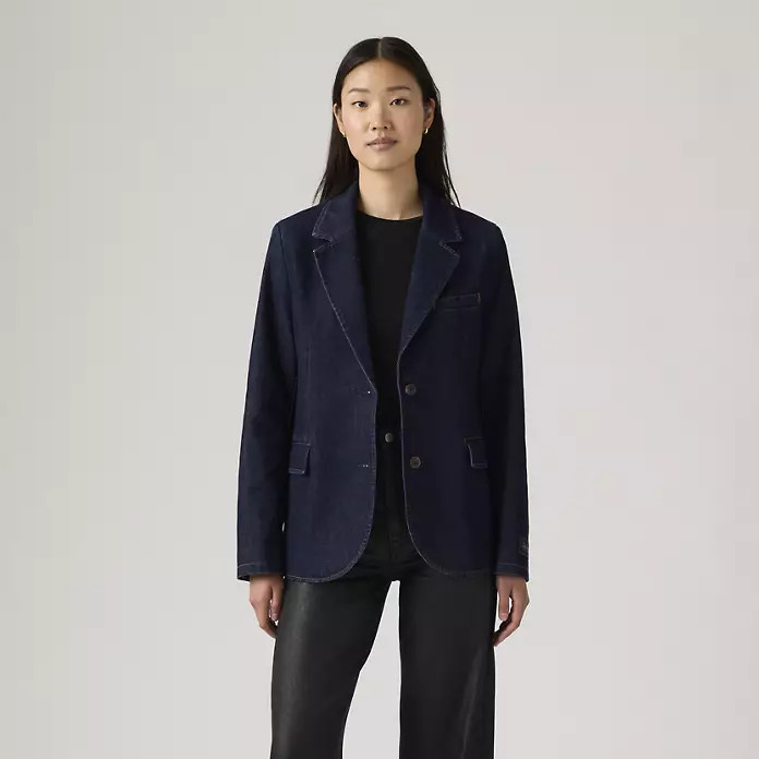 Stella Relaxed Blazer - Dark Wash | Levi's® US | Levi's US