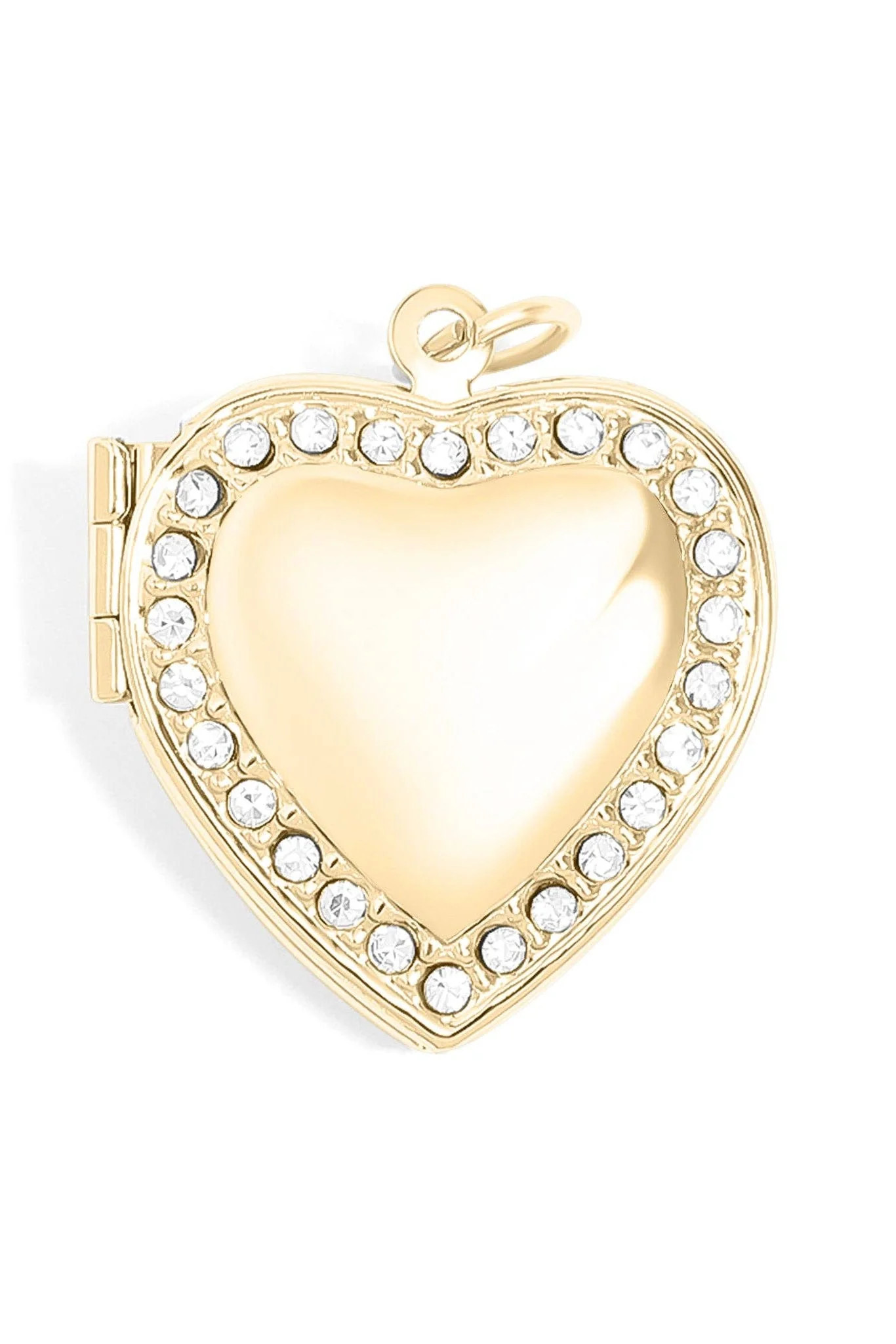 Heart Locket with Rhinestones | MTT Collective