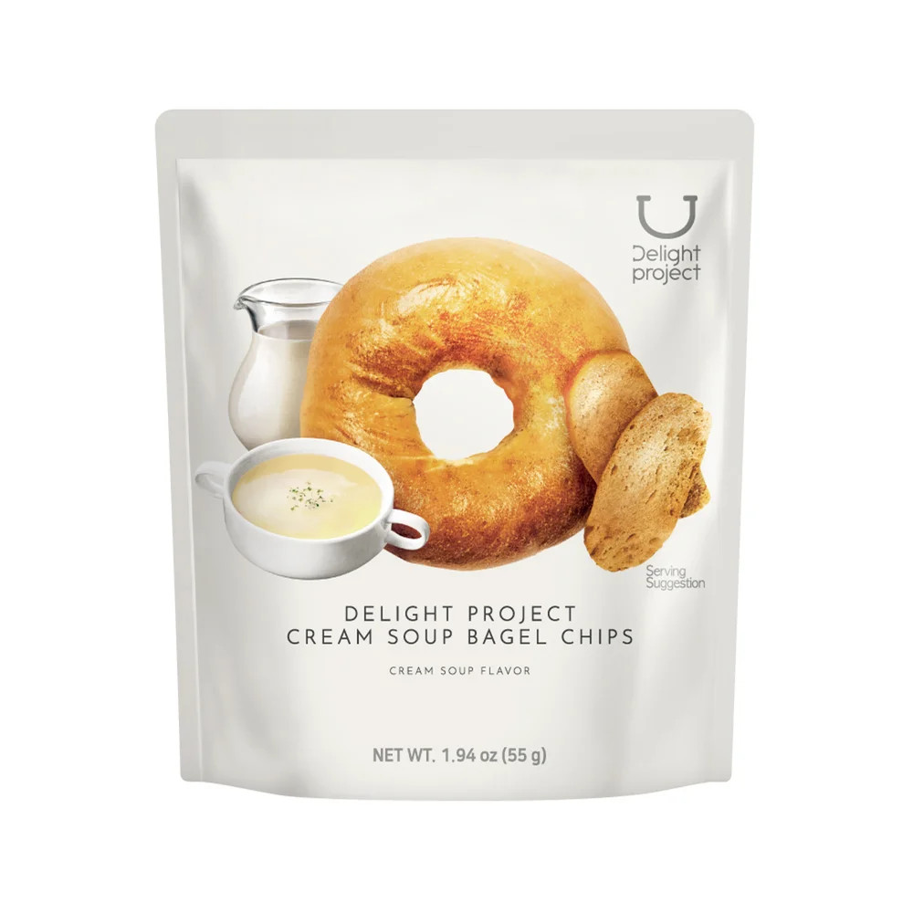 DELIGHT PROJECT Cream Soup Bagle Chip 1.94 oz.(55g) | OLIVE YOUNG US | Olive Young US
