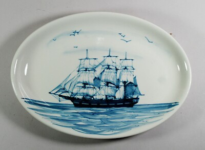 Oxney Green Nautical Sailing Ships Oval Serving Platter 13"  | eBay | eBay US