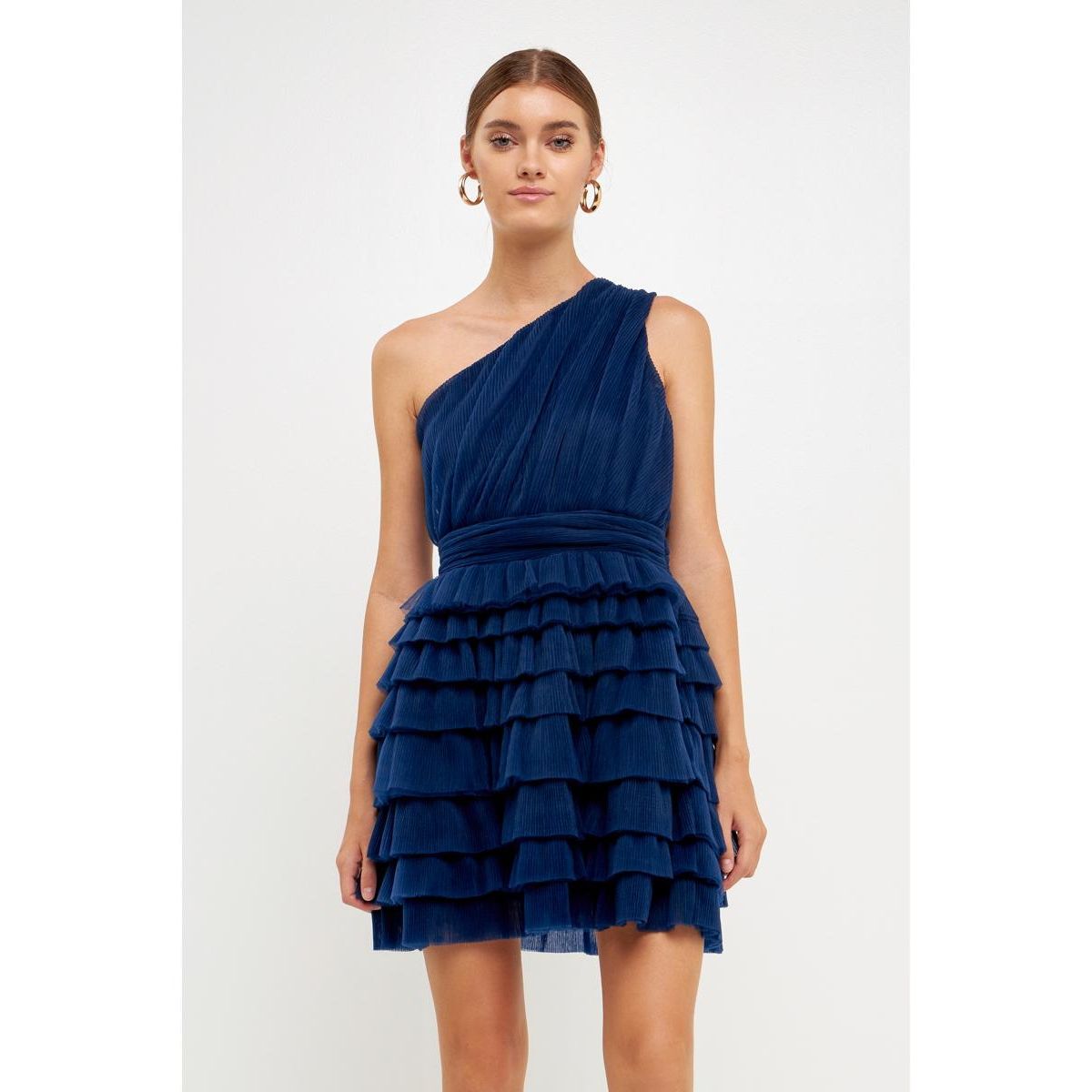 Women's Tiered Tulle Mini Dress | Macys (US)