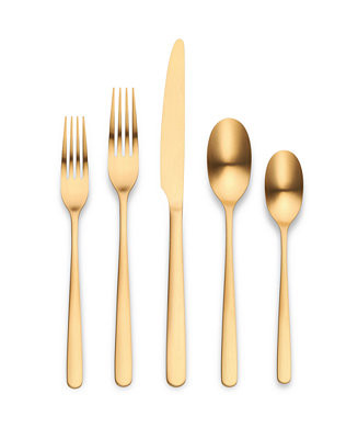 Ornative Aabbye 20 Piece Flatware Set, Service for 4  - Macy's | Macy's