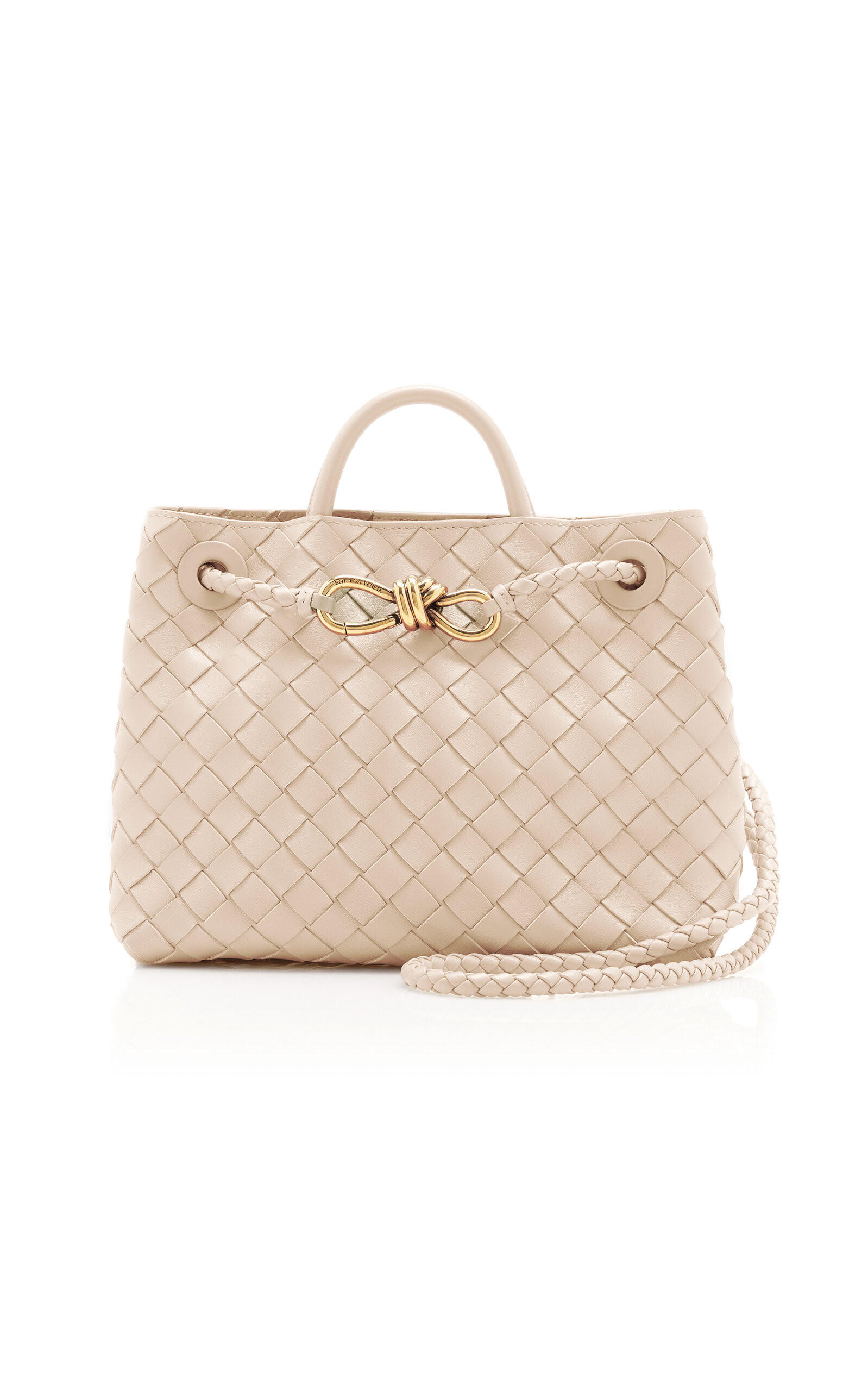Bottega Veneta Small Andiamo Intrecciato Leather Bag - Moda Operandi | Moda Operandi (Global)