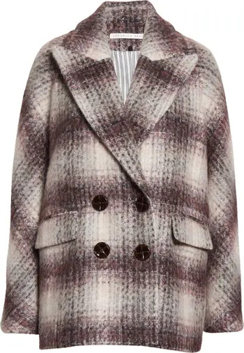 Veronica Beard Deena Plaid Dickey Coat | Nordstrom | Nordstrom