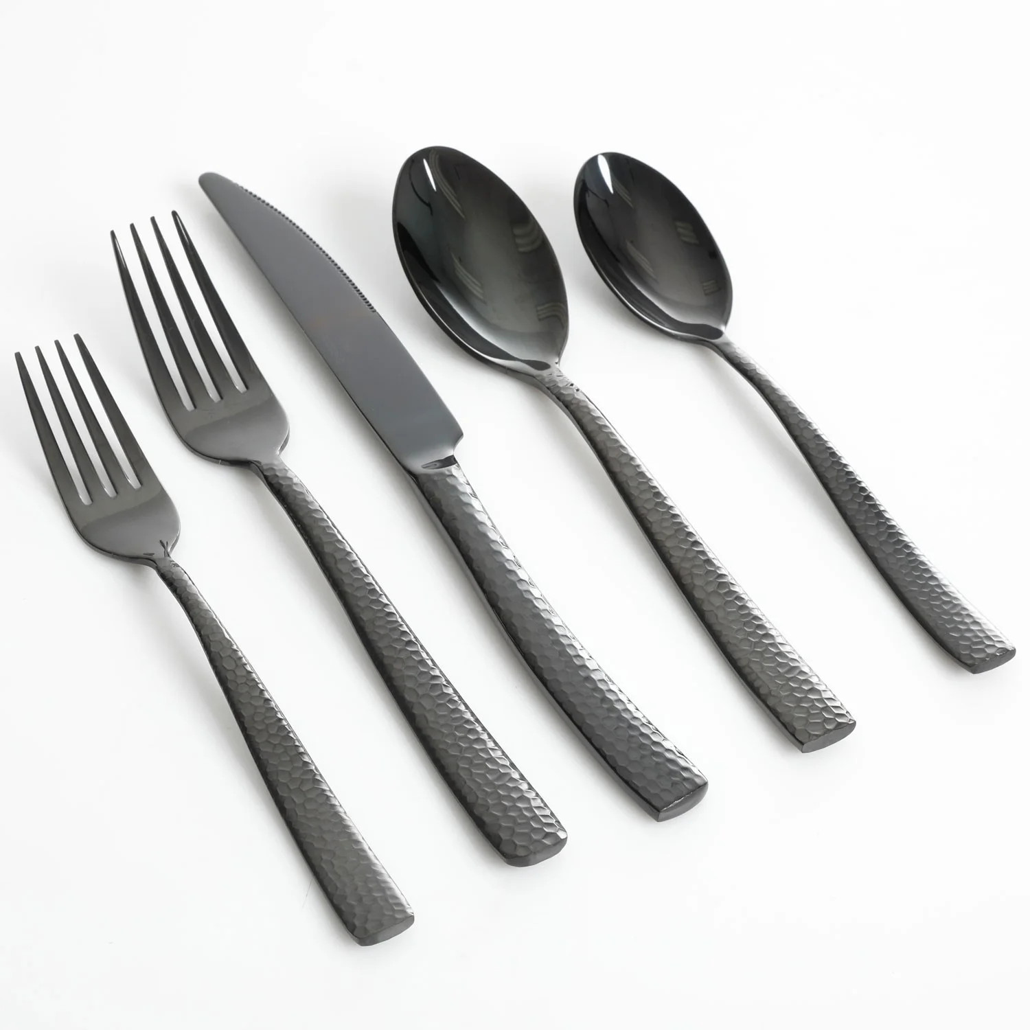Gibson Elite 79575.2 Stonehenge 20 Piece Flatware Set - Black | Walmart (US)