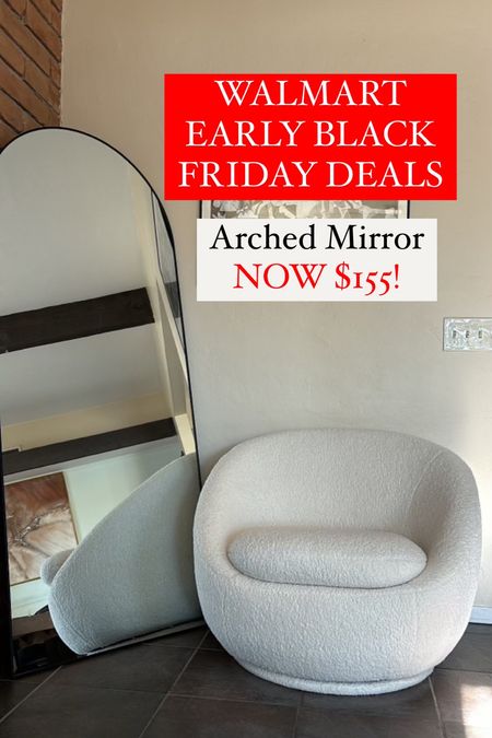 Walmart Early Black Friday Deals - Arched mirror now $155!! 

#LTKHolidaySale #LTKCyberWeek #LTKHoliday