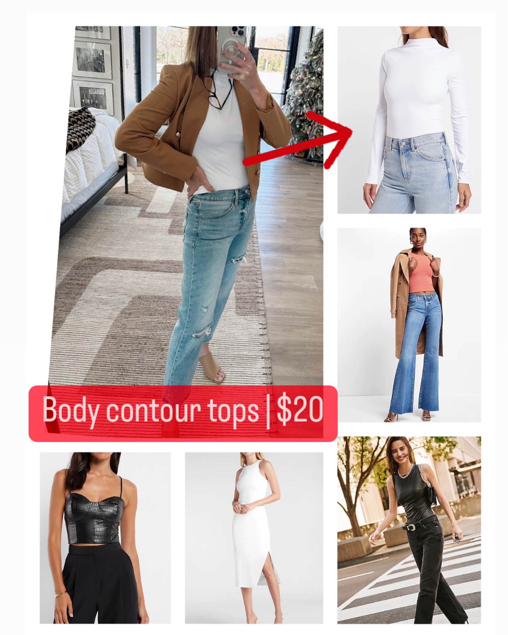 Body contour tops now on sale for $20! 

#LTKstyletip #LTKunder50 #LTKsalealert