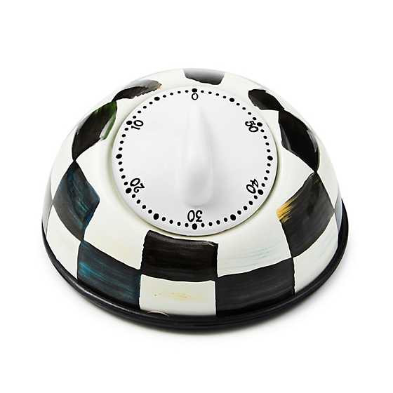 Courtly Check Kitchen Timer | MacKenzie-Childs