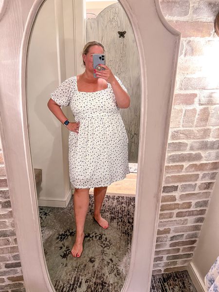 The softest dress I have found and it is such a cute floral print. And it has pockets so you know it’s a good one. Great material and with a liner. 

Dress is a B (Size 18) - mo normal size but it was very stretchy so the size 16 would have fit also. 

Plus size dress 
Plus size dresses 
Plus size summer outfit 
Plus size summer dress 
Beach vacation 
Vacation outfit 
Vacation dress 
White dress 
White dresses 

#LTKOver40 #LTKPlusSize #LTKStyleTip