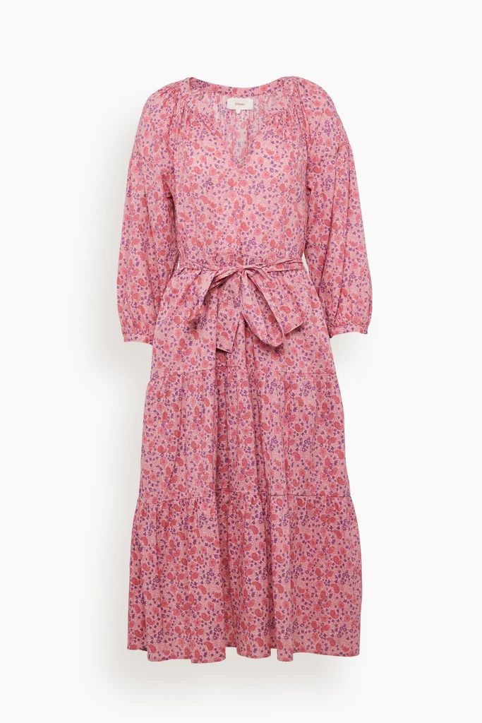 Annieka Dress in Faded Pink | Hampden Clothing