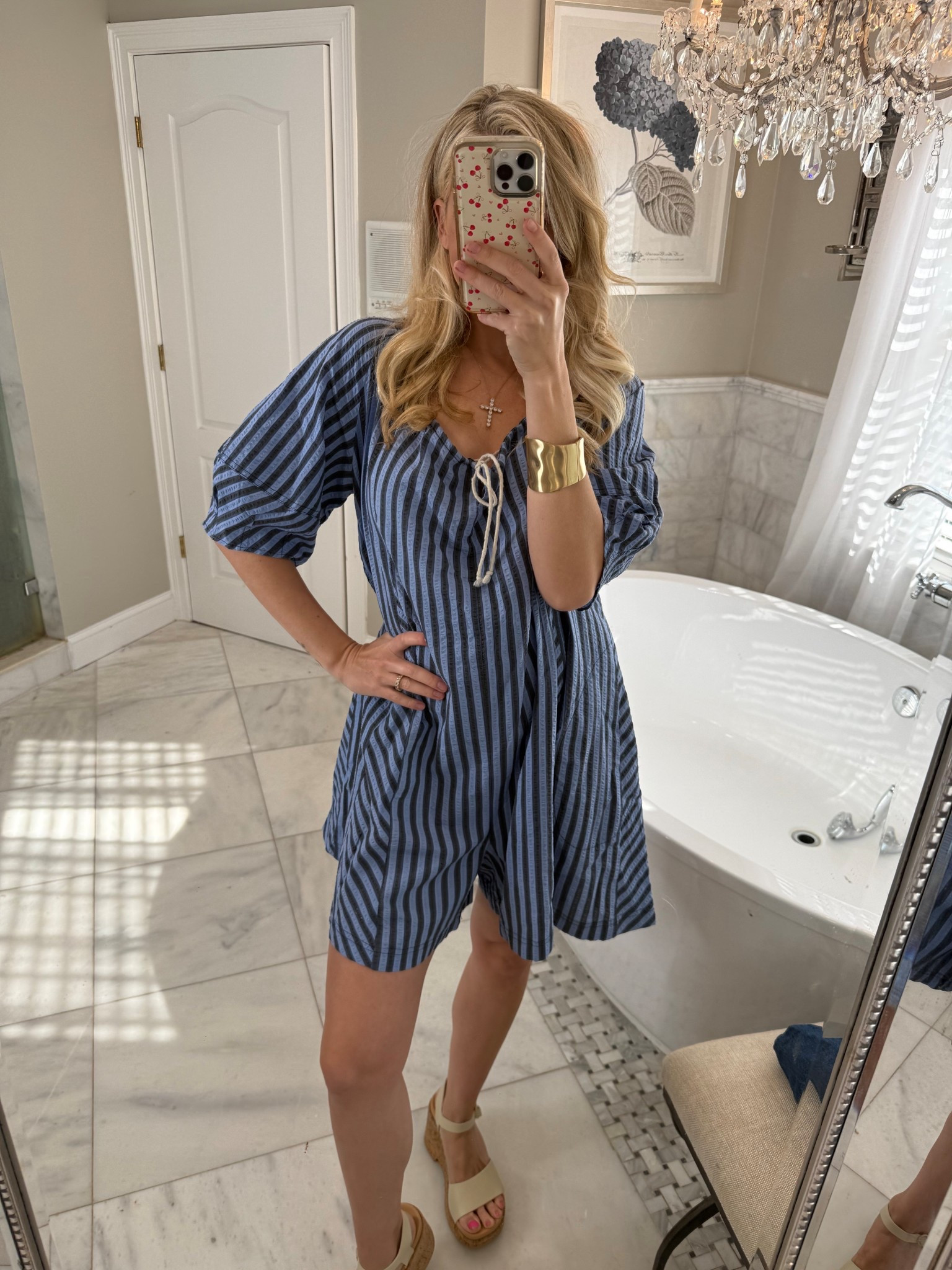 This stripped romper is so fun for the spring / summer ! Loving this so much ! Wearing a size small 🩵

#LTKBump #LTKmomlife #LTKU