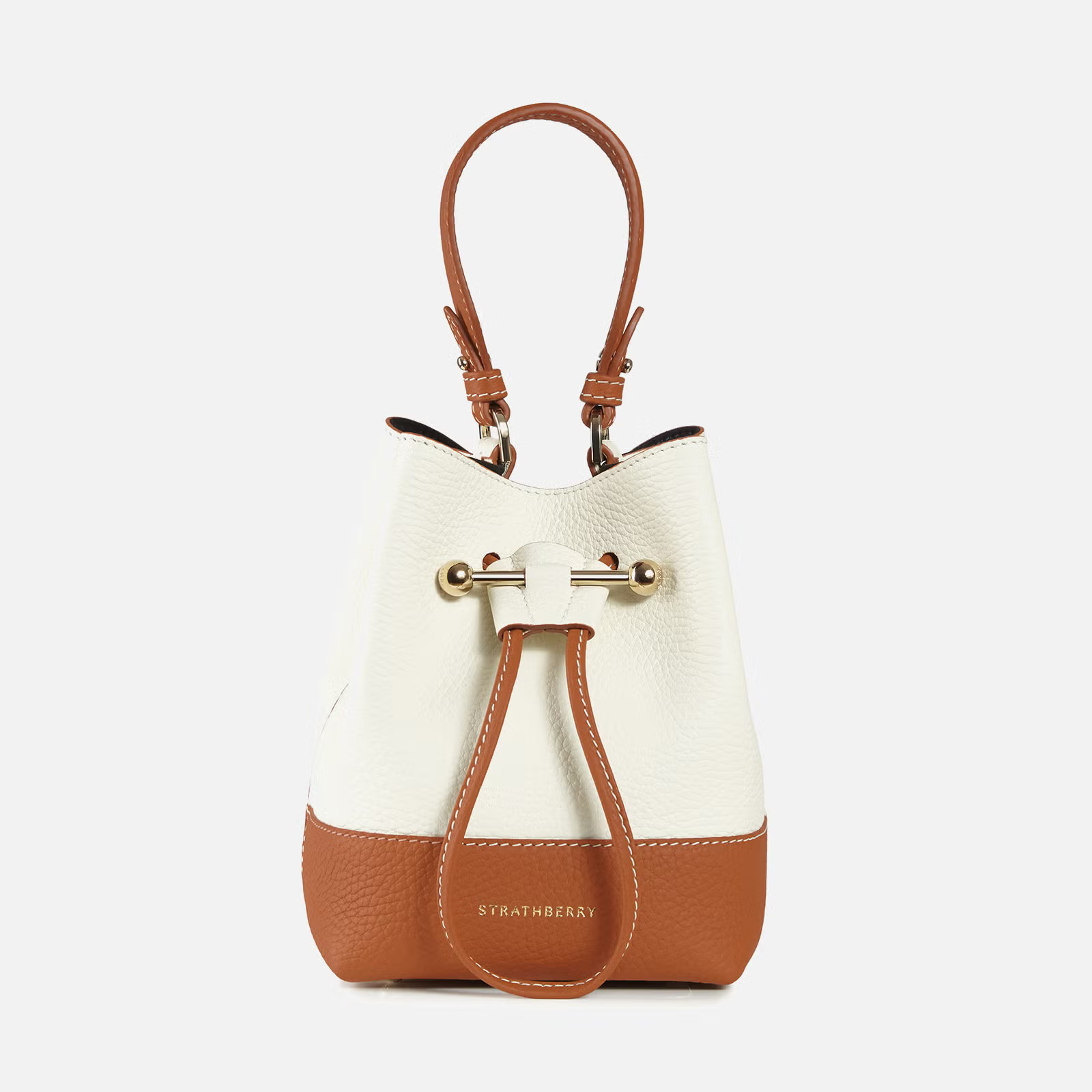 Strathberry Lana Osette Pebble-Grain Leather Bag | Coggles | Coggles (Global)